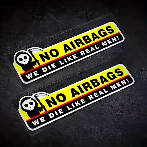 Autocollant no airbag